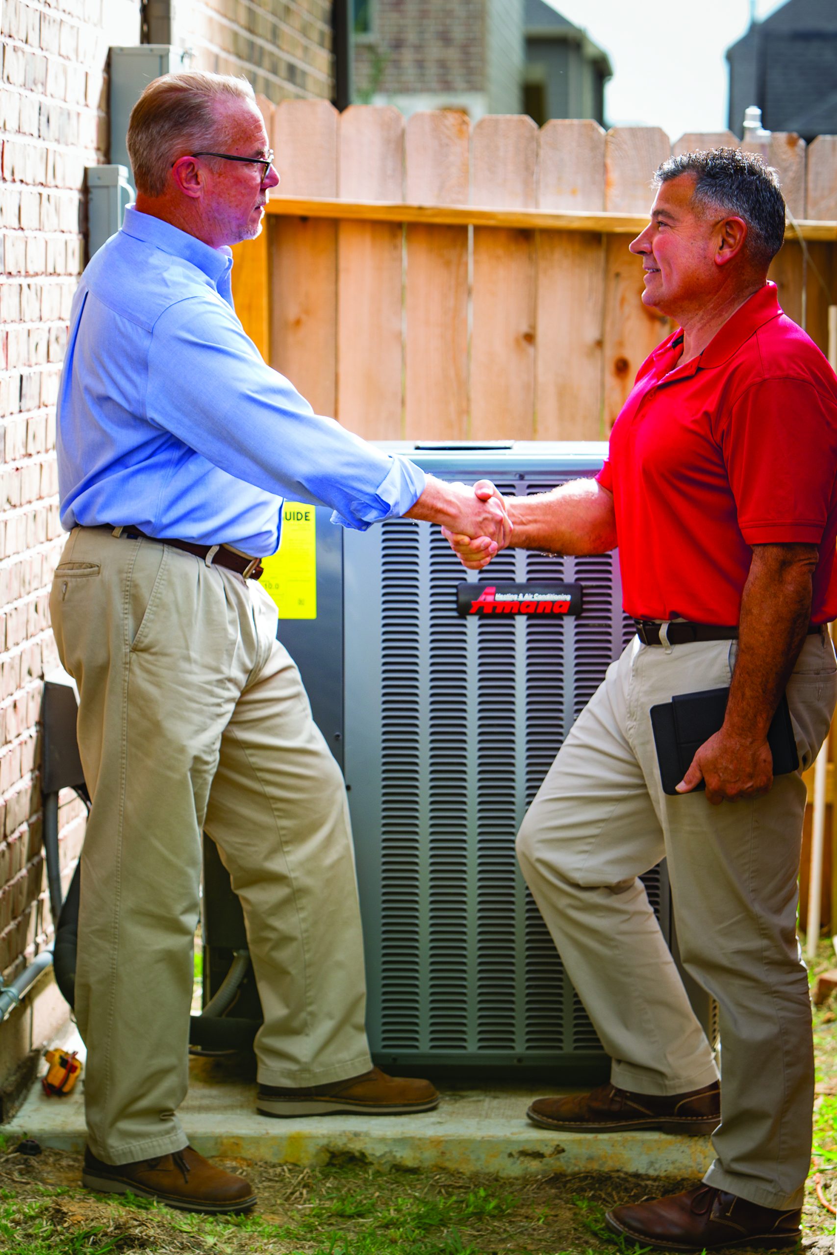A man in need of residential HVAC service in Ocala, FL