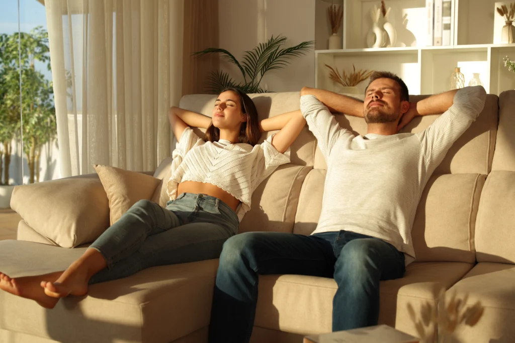 Relaxed Couple