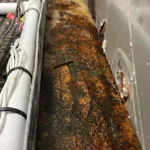 Rust and Water Damage from Air Handler